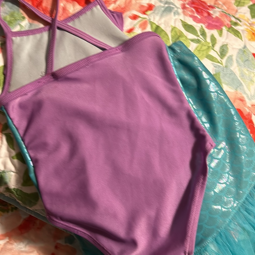 Toddler Girls Mermaid Bathing Suit and Skirt! - Picture 5 of 5